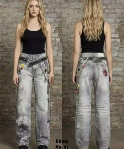 Jeansy Damskie,size xs-xl,paczka 12szt,1kolor