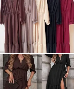 Sukienki Damskie WŁOSKA,Size uni,paczka 6szt, mix kolor