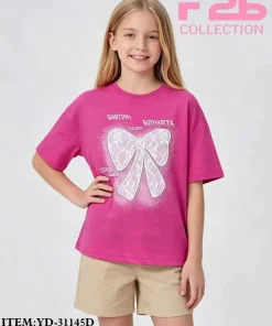 Bluzki DZIECIĘCA,size 3-8lat,paczka 5szt,1kolor