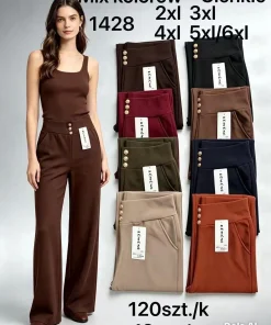 Spodnie Damskie,size 2/3-5/6xl,paczka 12szt,mix kolor