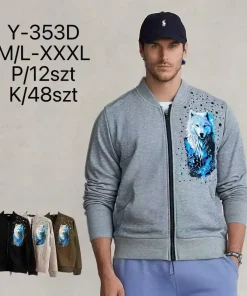 Bluzy MĘSKIE,size m/l-3xl,Paczka 12szt,mix kolor