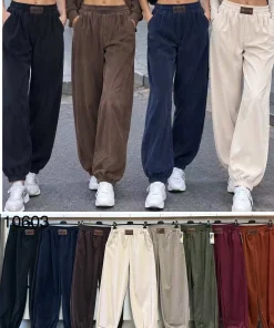 Spodnie Damskie WŁOSKA,Size uni,paczka 6szt, mix kolor