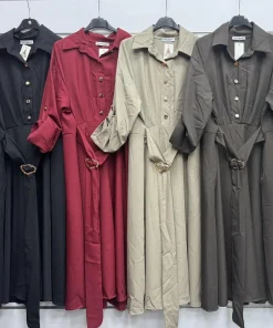 Sukienki Damskie WŁOSKA,Size uni,paczka 6szt, mix kolor