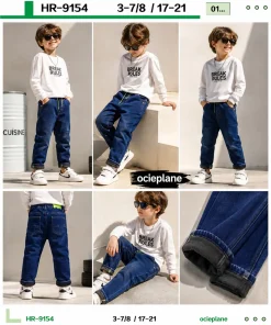 Spodnie JEANSY DZIECIĘCA,size 3-8lat,Paczka 5szt ,1 kolor