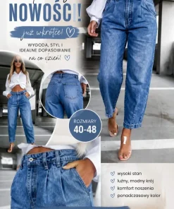 Jeansy Damskie,size 40-48,Paczka 10szt ,1 kolor