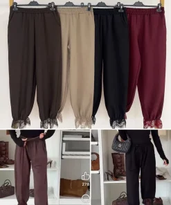 Spodnie Damskie WŁOSKA,Size uni,paczka 6szt, mix kolor