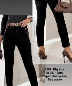 Jeansy Damskie,size 29-36,paczka 12szt,1kolor