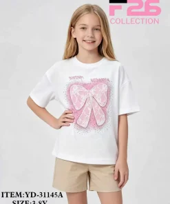 Bluzki DZIECIĘCA,size 3-8lat,paczka 5szt,1kolor