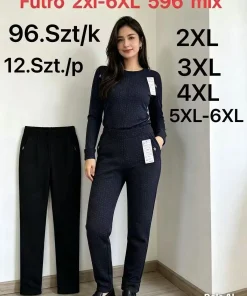 Spodnie Damskie,size 2/3-5/6xl,paczka 12szt,mix kolor
