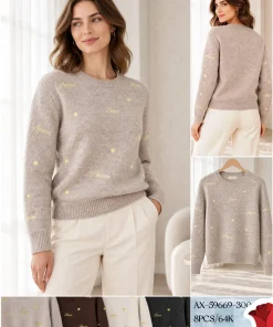 Swetry Damskie,size m-2xl,paczka 8szt,mix kolor