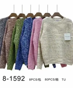 Swetry damskie,size uni,Paczka 12szt,mix kolor