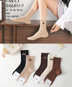 Skarpety Damskie,size 35-42,paczka 40szt,mix kolor