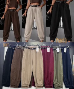 Spodnie Damskie WŁOSKA,Size uni,paczka 6szt, mix kolor