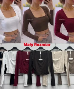 Bluzki Damskie WŁOSKA,Size uni,paczka 6szt, mix kolor