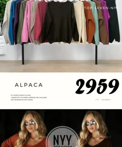 Swetry Damskie WŁOSKA,Size uni,paczka 6szt, mix kolor