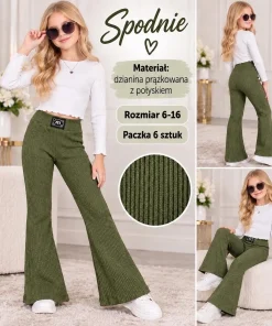 Spodnie DZIECIĘCA,size 6-16lat,Paczka 6szt ,1kolor