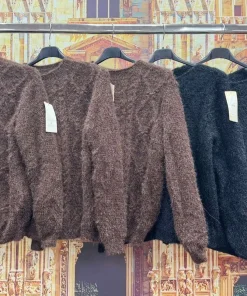 Swetry Damskie WŁOSKA,Size uni,paczka 6szt, mix kolor