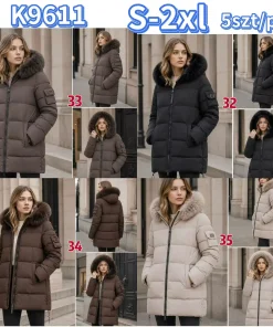 Kurtki Damskie,size s-2xl,paczka 5szt,1kolor