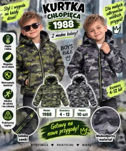 Kurtki DZIECIĘCA,size 4-12lat,paczka 10szt,mix kolor