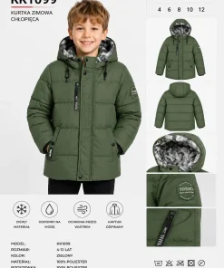 Kurtki DZIECIĘCA,size 4-12lat,Paczka 5szt ,1 kolor