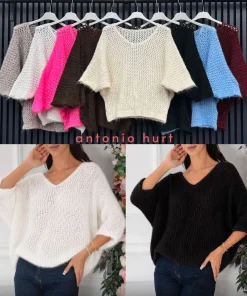 Swetry damskie,size uni,Paczka 6szt,mix kolor