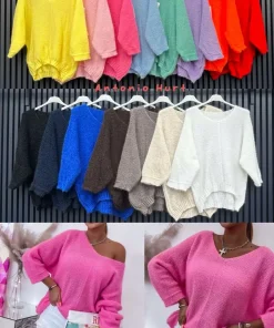 Swetry Damskie ,Size uni,paczka 6szt, mix kolor