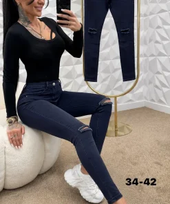 Jeansy Damskie,size 34-42,Paczka 10szt ,1kolor