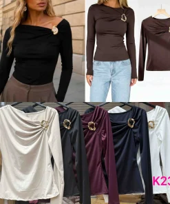 Bluzki damskie,Size uni,paczka 6szt,mix kolor