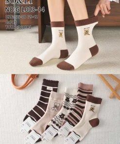 Skarpety Damskie,size 35-42,paczka 40szt,mix kolor