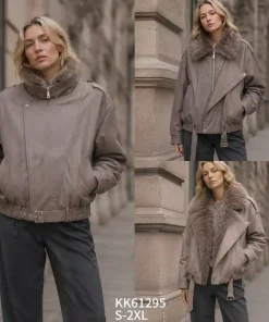 Kurtki skórzane Damskie, size s-2xl,paczka 5szt,1kolor