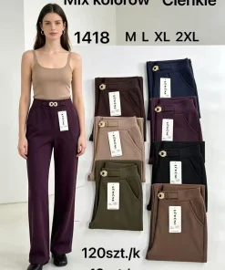 Spodnie Damskie,size m-2xl,paczka 12szt,mix kolor