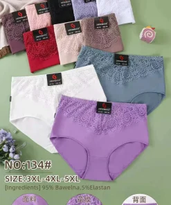 Majtki Damskie,size 3xl-5xl,Paczka 24szt ,mix kolor