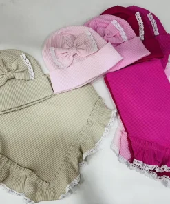 Komplety Czapki DZIECIĘCA,paczka 10szt,mix kolor