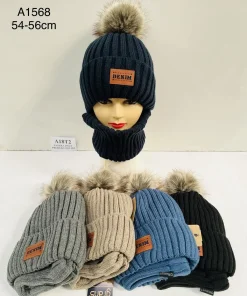 Komplet czapka DZIECIĘCA ,paczka 10szt,mix kolor