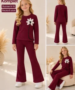 Komplety DZIECIĘCA,size 6-16lat,Paczka 6szt,1kolor