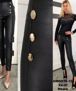 Spodnie skórzane Damskie,size xs-xl,Paczka 12szt,1kolor