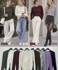 Swetry Damskie ,Size uni,paczka 6szt, mix kolor