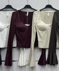 Bluzki Damskie WŁOSKA,Size uni,paczka 6szt, mix kolor