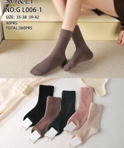 Skarpety Damskie,size 35-42,paczka 40szt,mix kolor