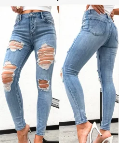 Jeansy Damskie,size xs-xl,Paczka 12szt ,1kolor