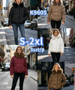 Kurtki damskie,size s-2xl,Paczka 5szt,1kolor