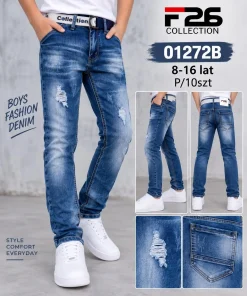 Spodnie JEANSY DZIECIĘCA,size 8-16lat,Paczka 10szt ,1kolor