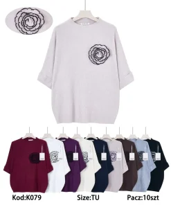 Swetry damskie, size uni,paczka 10szt,mix kolor