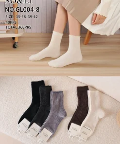 Skarpety Damskie,size 35-42,paczka 40szt,mix kolor