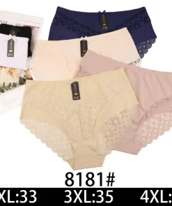 Majtki Damskie,size 2xl-4xl,paczka 24szt,mix kolor