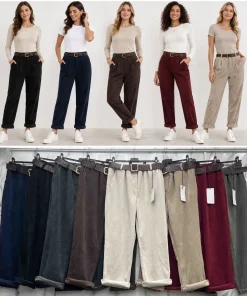 Spodnie Damskie WŁOSKA,Size uni,paczka 6szt, mix kolor