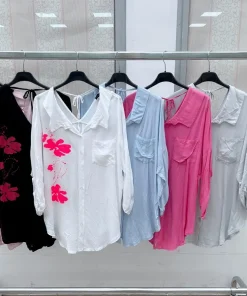 Bluzki Damskie WŁOSKA,Size uni,paczka 6szt, mix kolor