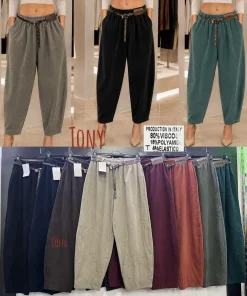 Spodnie Koszule Damskie WŁOSKA,Size uni,paczka 6szt, mix kolor