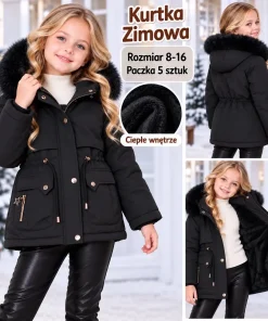 Kurtki DZIECIĘCA,size 8-16lat,paczka 5szt,1kolor