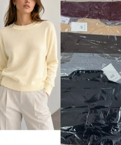 Swetry damskie ,size uni,Paczka 12szt ,mix kolor
